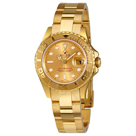 rolex yachtmaster ladies 18k gold 169628|Rolex Yacht.